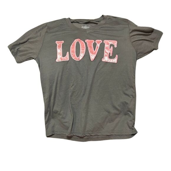 Bobbie Brooks Sleepwear Set - XL - Gray & Pink - "LOVE" - Picture 3 of 13